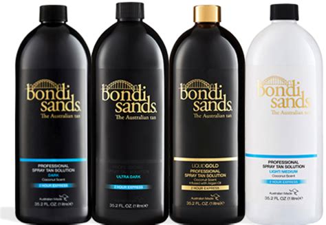 bondi sands spray tan solution.